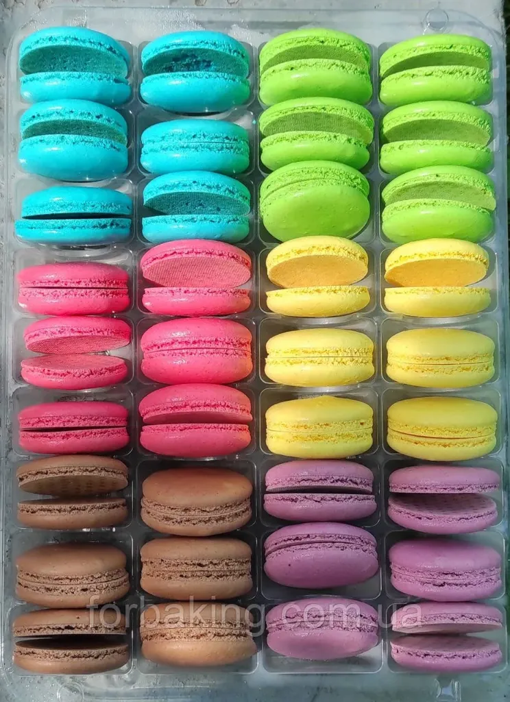 Напівфабрикат для тістечка Макаронс мікс 4 кольорів